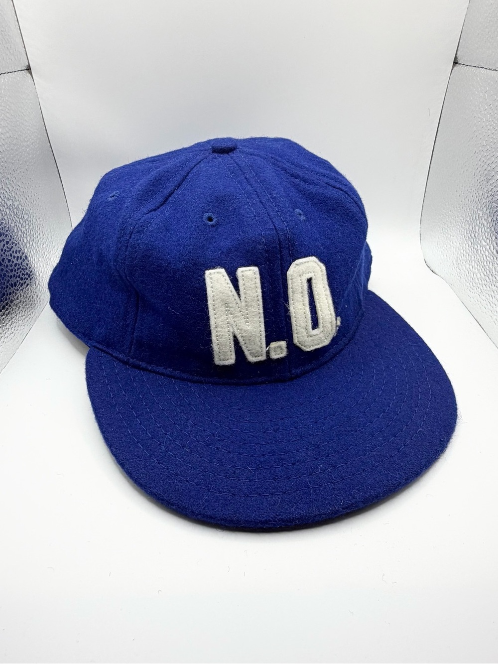 Ebbets Field Flannel New Orleans Pelicans Panel Fitted Hat 8 Baseball Cap Wool